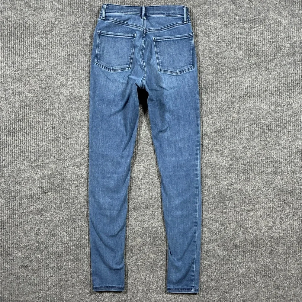 Old Navy 360 Stretch Ballerina Jeggings Girls Size 16‎ Blue Denim Built In Tough